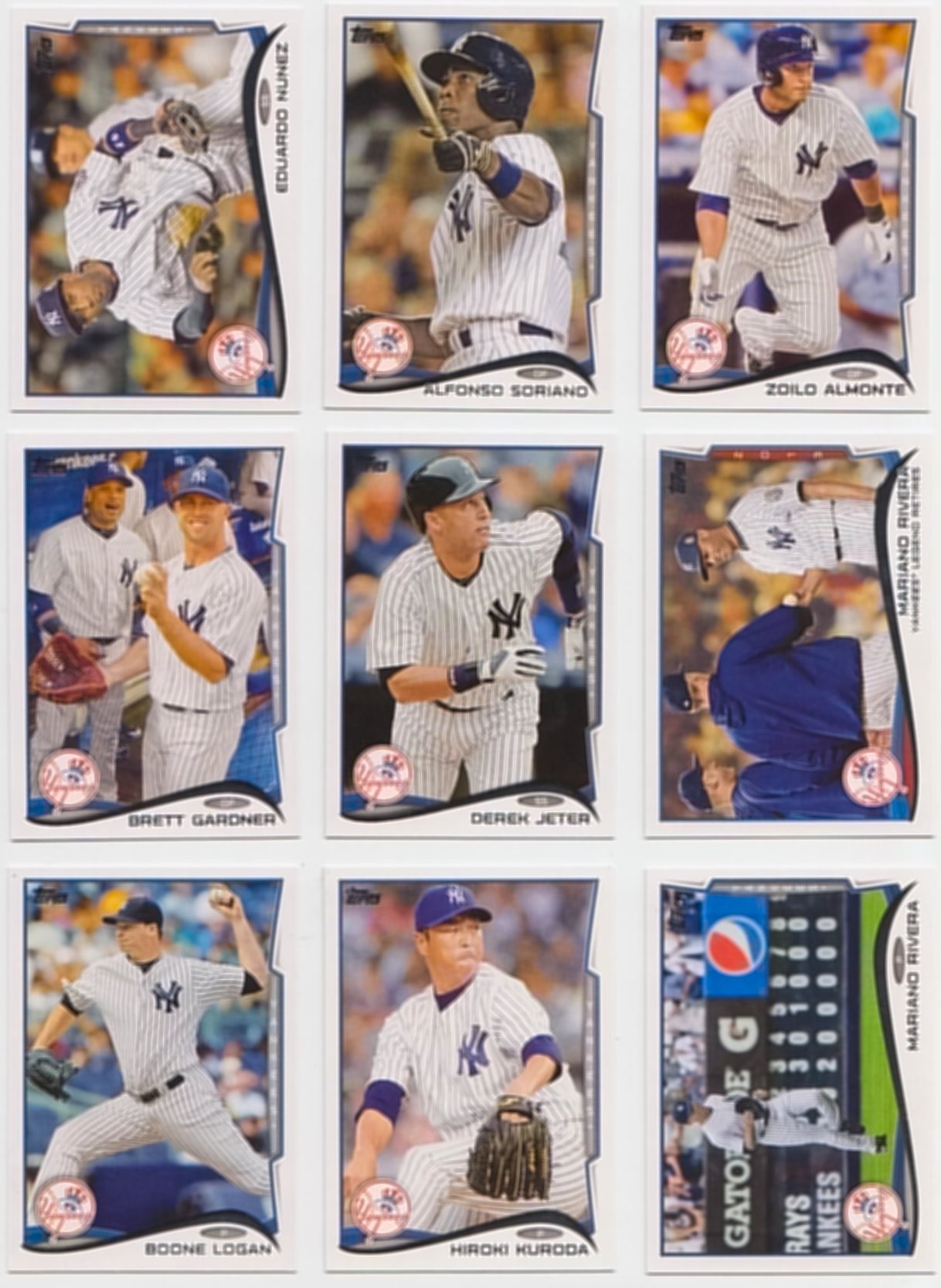 New York Yankees / 1000 Yankees Baseball Cards - All Different